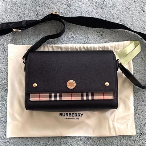 vintage burberry purse with heavy gold hardware